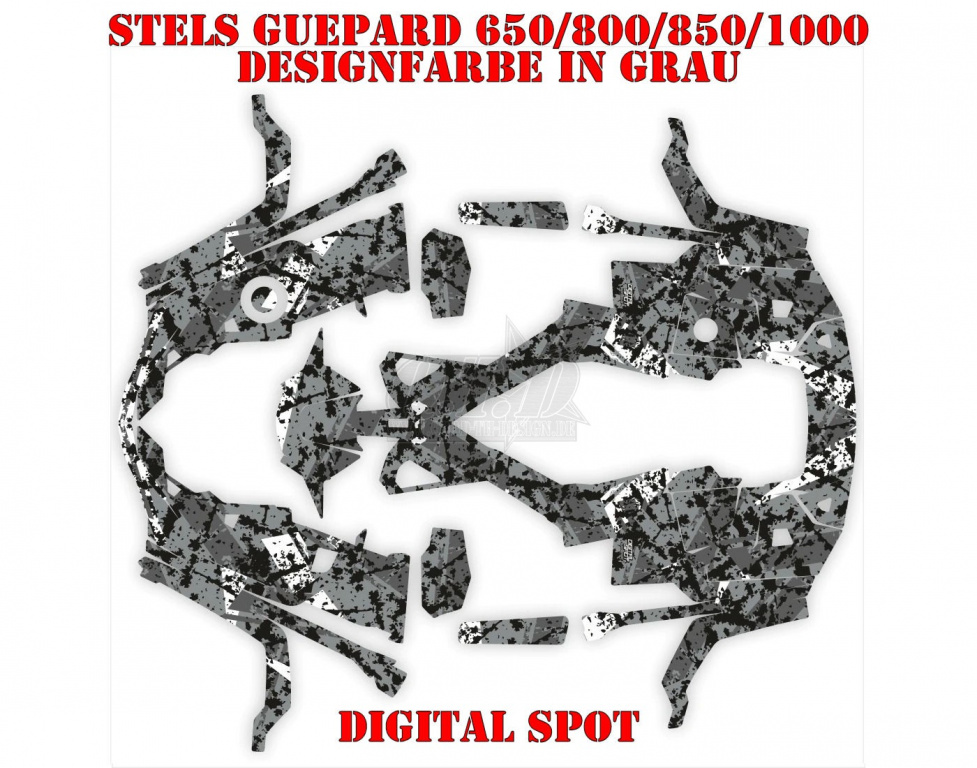 Digital Spot Grau für Stels Guepard 650/800/850/1000